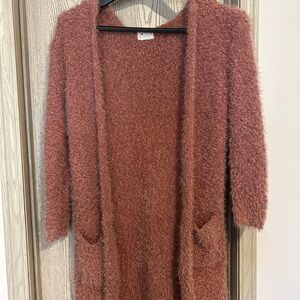 Cozy Women's Sweater in Rust